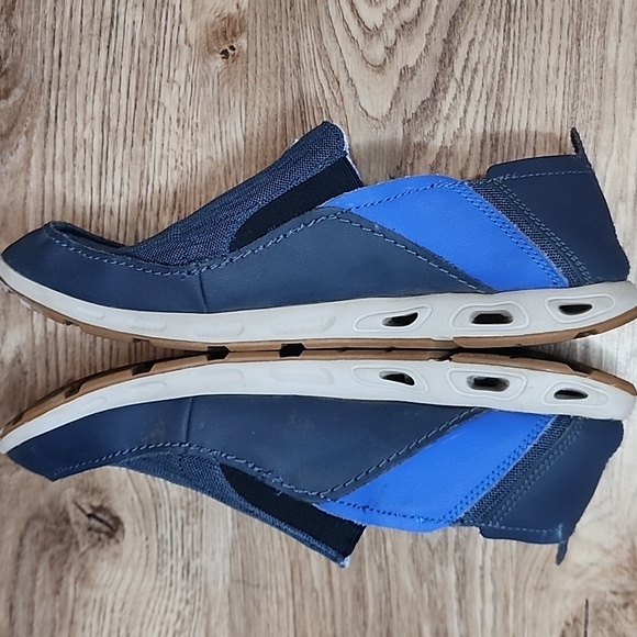 Columbia Mens Bahama Vent Hightide Slip On Shoes Navy Blue - Picture 4 of 12